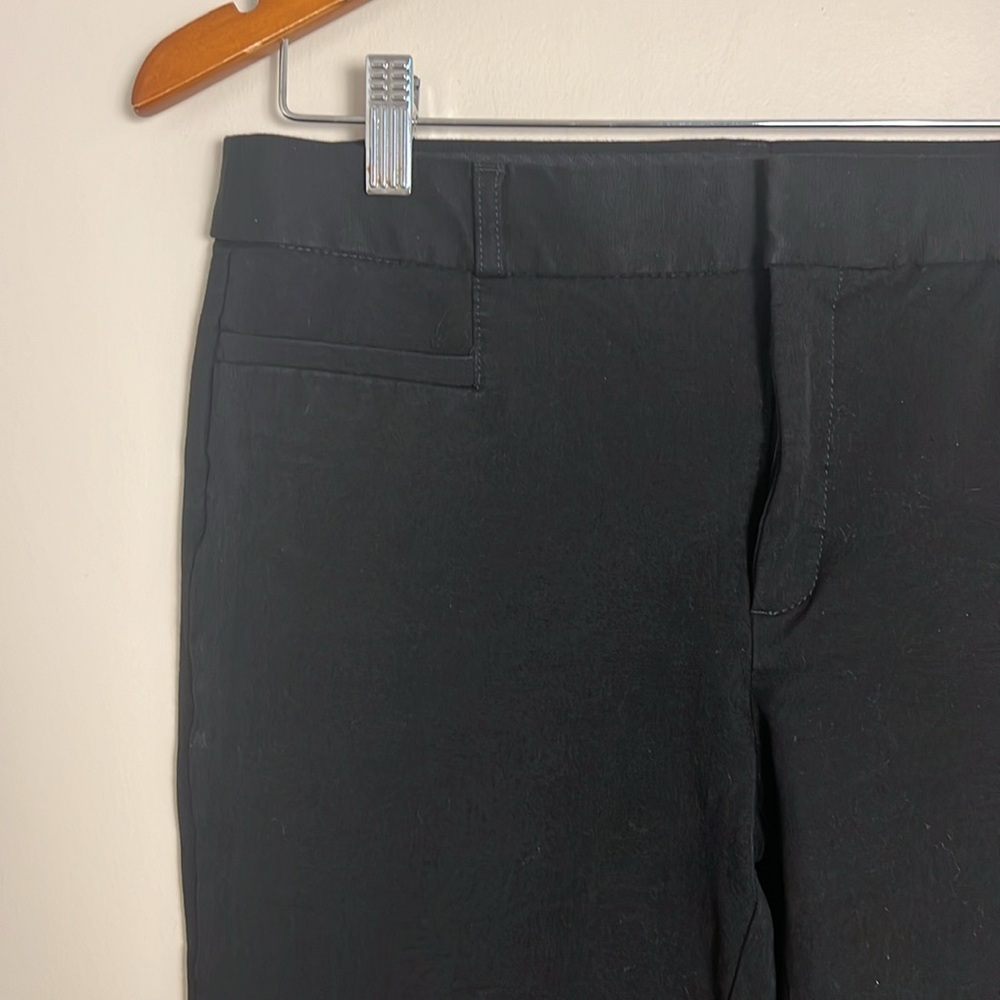 Banana Republic Black Sloan Minimalist‎ Tapered Cropped  Pants Size 8 Office - Picture 3 of 10